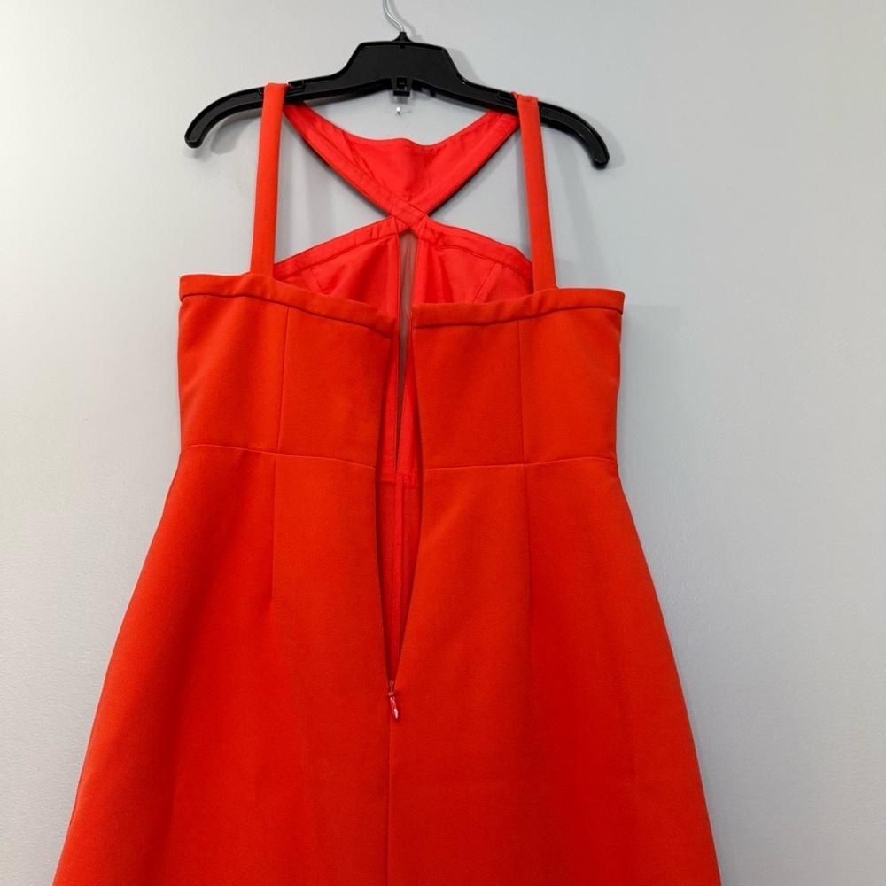 BCBGMAXAZRIA ANGIE CUT OUT FRONT SLIT GOWN MAXI DRESS SIZE 10 - Picture 11 of 17